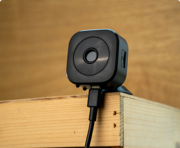 GuardHouse camera kit photograph. Brand slogan on the file is advertising.